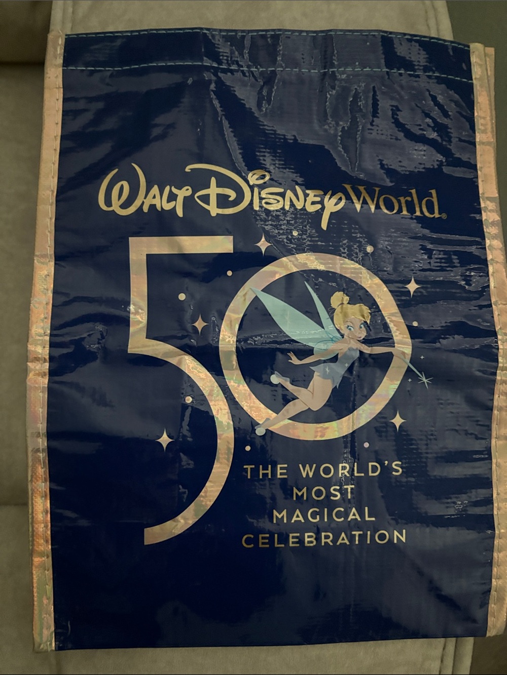 Walt Disney World 50th Anniversary Tinker Bell Tote